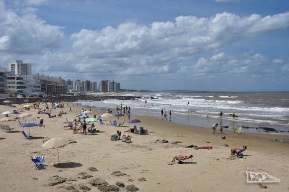 Playa Brava, em Punta del Este, no litoral do Uruguai